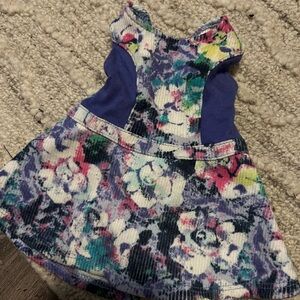 American Girl Dress For Girl Blue/Purple Floral EUC - Size 8